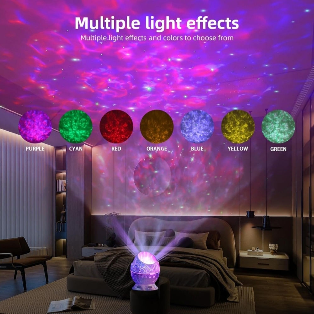Dinosaur egg 14 different colors projector light. New in box